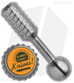 Audacious Concept Titanium 5.0 Magnetic Torx Bit Driver - Satin (3.00") -Bladehq Store AuCon Ti Knife Tool 5.0 BHQ 114427 jr bottlecap