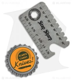 Audacious Titanium Dog Tag Tool Anglefinder V3 - Blade HQ Logo -Bladehq Store Audacious Titanium Dog Tag Tool Anglefinder V3 Blade HQ Logo BHQ 114562 LS Bottlecap