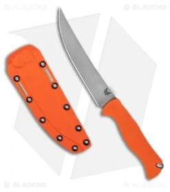Benchmade Meatcrafter Hunting Fixed Blade Knife Orange (6.1" BB) 15500 7 Benchmade Meatcrafter Hunting Fixed Blade Knife Orange (6.1" BB) 15500 -Bladehq Store Benchmade 15500 Meatcrafter Hunting Fixed Blade Knife Orange 6.1 Satin BHQ 118559 LS Sheath