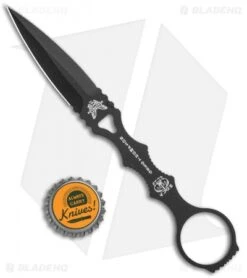 Benchmade SOCP Dagger Fixed Blade Knife (3.22" Black) 176BKGY -Bladehq Store Benchmade 176BKGY SOCP Dagger Black BHQ 118499 jr bottlecap