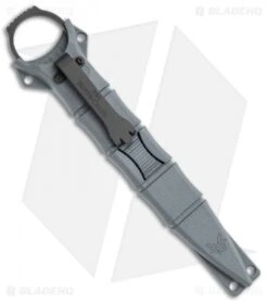 Benchmade SOCP Dagger Fixed Blade Knife (3.22" Black) 176BKGY -Bladehq Store Benchmade 176BKGY SOCP Dagger Black BHQ 118499 jr sheath