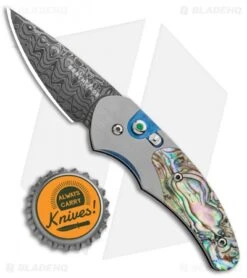 Benchmade 3150-121 Impel Gold Class Gentleman's Auto Knife (1.98" Satin) #03 -Bladehq Store Benchmade 3150 121 Impel Gold Class Gentlemans Auto Damascus 3 BHQ 12889 jr bottlecap