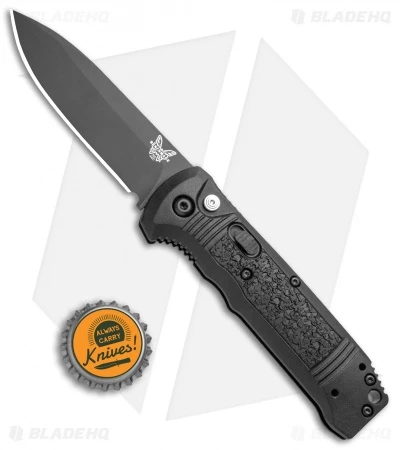 Benchmade 4400BK Casbah Automatic Knife Black Grivory (3.4" Black) 4 Benchmade 4400BK Casbah Automatic Knife Black Grivory (3.4" Black) - Image 4