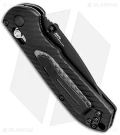 Benchmade Mini Freek AXIS Lock Knife Black/Gray (3" Black) 565BK -Bladehq Store Benchmade 565BK Mini Freek AXIS Lock Black Gray Black BHQ 78765 jr side