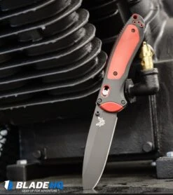 Benchmade 591BK Boost AXIS-Assist Knife Black/Red (3.43" Black) -Bladehq Store Benchmade 591BK Boost AXIS Assist Knife Black Red Black BHQ 97057 kp motor web
