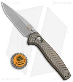 Benchmade 781 Anthem AXIS Lock Folding Knife Bronze Titanium (3.5" Stonewash) -Bladehq Store Benchmade 781 Anthem AXIS Bronze Ti SW BHQ 51621 jr bottlecap
