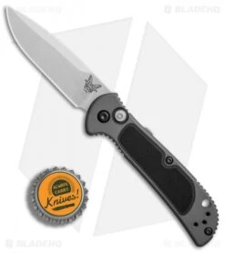 Benchmade 9750 Mini Coalition Automatic Knife Gray Al/Black G-10 (2.9" Satin) 7 Benchmade 9750 Mini Coalition Automatic Knife Gray Al/Black G-10 (2.9" Satin) -Bladehq Store Benchmade 9750 Mini Coalition gray al black G10 satin BHQ 75501 er bottlecap 2