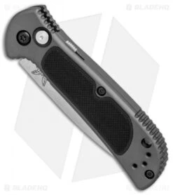 Benchmade 9750 Mini Coalition Automatic Knife Gray Al/Black G-10 (2.9" Satin) 6 Benchmade 9750 Mini Coalition Automatic Knife Gray Al/Black G-10 (2.9" Satin) -Bladehq Store Benchmade 9750 Mini Coalition gray al black G10 satin BHQ 75501 er spine 2