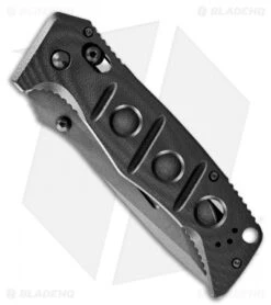 Benchmade Adamas AXIS Lock Knife Black G-10 (3.8" Gray Serr) 275SGY-1 -Bladehq Store Benchmade Adamas AXIS Lock Knife Black G 10 3.8 Gray Serr 275SGY 1 BHQ 118561 LS Side