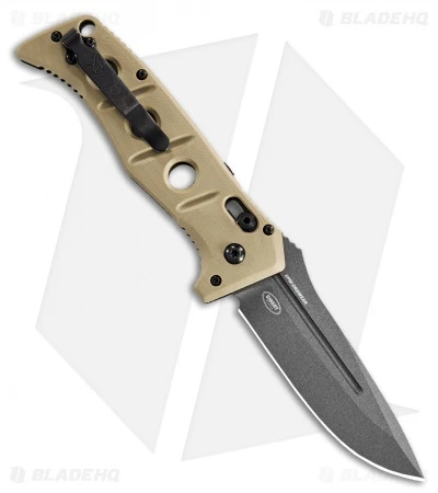 Benchmade Adamas Automatic Knife Desert Tan G-10 (3.8" Gray) 2750GY-3 2 Benchmade Adamas Automatic Knife Desert Tan G-10 (3.8" Gray) 2750GY-3 - Image 2