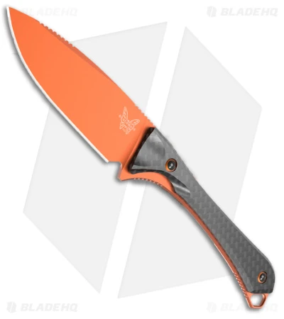 Benchmade Altitude Fixed Blade Knife Orange Cerakote W/ CF 15201OR 1 Benchmade Altitude Fixed Blade Knife Orange Cerakote W/ CF 15201OR