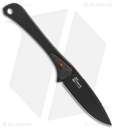 Benchmade Altitude Fixed Blade Knife (3" Black) 15200DLC 2 Benchmade Altitude Fixed Blade Knife (3" Black) 15200DLC - Image 2