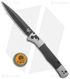 Benchmade Auto Fact AXIS Lock Knife Aluminum/CF (4" Black DLC) 4170BK -Bladehq Store Benchmade Auto Fact AXIS Lock Aluminum CF Black DLC 4170BK BHQ 118572 jr bottlecap