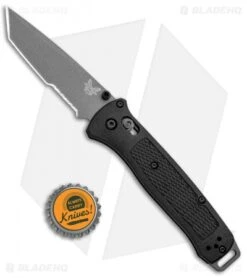 Benchmade Bailout AXIS Lock Knife Black Grivory (3.38" Gray Serr) 537SGY -Bladehq Store Benchmade Bailout AXIS Lock Black Grivory Gray Serr 537SGY BHQ 96361 jr bottlecap