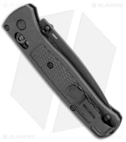 Benchmade Bugout AXIS Lock Knife Black CF-Elite (3.24" Black) 535BK-2 -Bladehq Store Benchmade Bugout AXIS Lock Black CF Elite TM Black 535BK 2 BHQ 98607 jr side