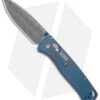 Benchmade Bugout AXIS Lock Knife Blue Titanium (3.2" Damasteel) 535-2204