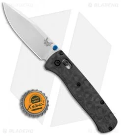 Flytanium Raindrop CF Scales + Benchmade Bugout Knife (3.24" Satin) -Bladehq Store Benchmade Bugout Knife Flytanium Raindrop CF Scales SW BHQ 131601 jr bottlecap