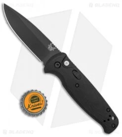 Benchmade CLA Drop Point Automatic Knife Black G-10 (3.4" Black) 4300BK -Bladehq Store Benchmade CLA DP Auto black G 10 Black 4300BK BHQ 27082 jr bottlecap