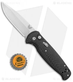 Benchmade CLA Limited Edition Automatic Knife Carbon Fiber(3.3" Satin) 4300-1801 7 Benchmade CLA Limited Edition Automatic Knife Carbon Fiber(3.3" Satin) 4300-1801 -Bladehq Store Benchmade CLA Limited Edition Auto CF Satin 4300 1801 BHQ 91085 jr bottlecap