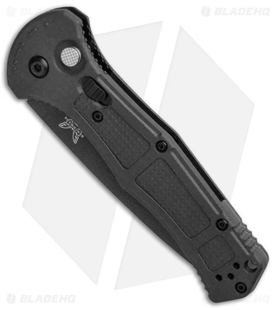 Benchmade Claymore Automatic Knife Black Grivory (3.6" Black Serr) 9070SBK 2 Benchmade Claymore Automatic Knife Black Grivory (3.6" Black Serr) 9070SBK - Image 2
