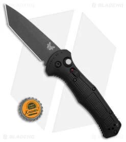 Benchmade Claymore Tanto Automatic Knife Black Grivory (3.6" Black) 9071BK -Bladehq Store Benchmade Claymore Tanto AK Black Grivory 3in Black BHQ 179555 td size