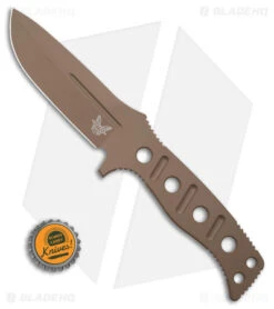 Benchmade Fixed Adamas Fixed Blade Knife Olive Paracord (4.2" FE) 375FE-1 -Bladehq Store Benchmade Fixed Adamas FBK Olive Paracord 4in FE BHQ 118578 td size