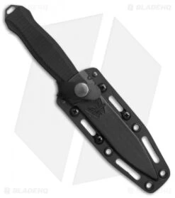Benchmade Fixed Infidel Knife Black Aluminum (4.5" Black) 133BK -Bladehq Store Benchmade Fixed Infidel black aluminum black BHQ 78785 er sheath
