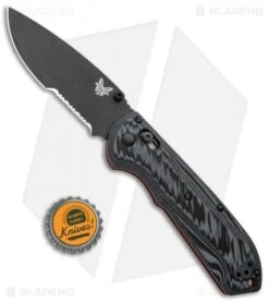 Benchmade Freek AXIS Lock Folding Knife Black/Red G-10 M4 (3.6" Serr) 560SBK-1 -Bladehq Store Benchmade Freek AXIS Lock Black Red G 10 Serr 560SBK 1 BHQ 92608 jr bottlecap