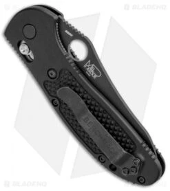 Benchmade Griptilian AXIS Lock Knife Black (3.45" Black) 550BK-S30V -Bladehq Store Benchmade Griptilian AXIS Lock Black Black 550BKHG BHQ 9284 jr side