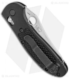 Benchmade Griptilian AXIS Lock Knife Black (3.45" Satin) 550-S30V -Bladehq Store Benchmade Griptilian AXIS Lock Black Satin 550 S30V BHQ 3609 jr side