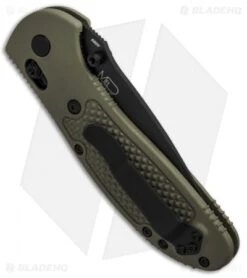 Benchmade Griptilian AXIS Lock Knife Olive Drab (3.45" Black) 551BKOD-S30V 6 Benchmade Griptilian AXIS Lock Knife Olive Drab (3.45" Black) 551BKOD-S30V -Bladehq Store Benchmade Griptilian AXIS Lock Olive Drab Black 551BKOD S30V BHQ 6200 jr side