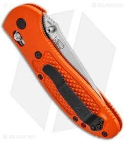 Benchmade Griptilian AXIS Lock Knife Orange (3.45" Satin) 551-ORG-S30V 6 Benchmade Griptilian AXIS Lock Knife Orange (3.45" Satin) 551-ORG-S30V -Bladehq Store Benchmade Griptilian AXIS Lock Orange Satin 551 ORG S30V BHQ 3561 jr side