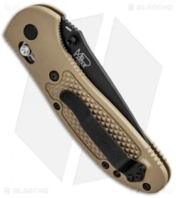 Benchmade Griptilian AXIS Lock Knife Sand (3.45" Black) 551BKSN-S30V -Bladehq Store Benchmade Griptilian AXIS Sand Black 551BKSN S30V BHQ 6224 jr side