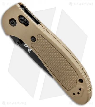 Benchmade Griptilian Tanto AXIS Lock Knife Sand (3.45" Black Serr) 553SBKSN-S30V 2 Benchmade Griptilian Tanto AXIS Lock Knife Sand (3.45" Black Serr) 553SBKSN-S30V - Image 2