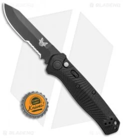 Benchmade Mediator Automatic Knife Black G-10 (3.3" Black Serr) 8551SBK 7 Benchmade Mediator Automatic Knife Black G-10 (3.3" Black Serr) 8551SBK -Bladehq Store Benchmade Mediator Auto Black G 10 Black Serr 8551SBK BHQ 104906 jr bottlecap