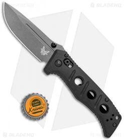 Benchmade Mini Adamas AXIS Lock Knife Black G-10 (3.3" Gray) 273GY-1 -Bladehq Store Benchmade Mini Adamas AXIS Lock Black G 10 Gray Tungsten BHQ 118564 jr bottlecap