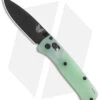 Flytanium Crossfade Jade G-10 + Benchmade Mini Bugout Knife (3" Black)