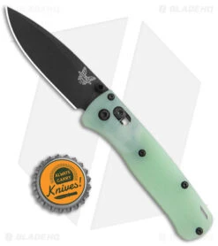 Flytanium Crossfade Jade G-10 + Benchmade Mini Bugout Knife (3" Black) 7 Flytanium Crossfade Jade G-10 + Benchmade Mini Bugout Knife (3" Black) -Bladehq Store Benchmade Mini Bugout Knife Flytanium Crossfade Jade G 10 Black BHQ 153444 jr bottlecap