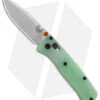 Flytanium Crossfade Jade G-10 + Benchmade Mini Bugout Knife (3" Satin)