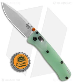 Flytanium Crossfade Jade G-10 + Benchmade Mini Bugout Knife (3" Satin) 7 Flytanium Crossfade Jade G-10 + Benchmade Mini Bugout Knife (3" Satin) -Bladehq Store Benchmade Mini Bugout Knife Flytanium Crossfade Jade G 10 Satin BHQ 153421 jr bottlecap