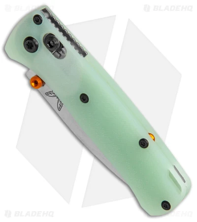 Flytanium Crossfade Jade G-10 + Benchmade Mini Bugout Knife (3" Satin) 2 Flytanium Crossfade Jade G-10 + Benchmade Mini Bugout Knife (3" Satin) - Image 2