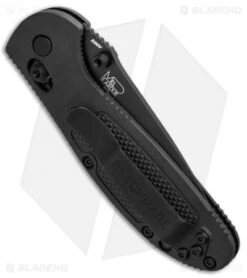 Benchmade Mini Griptilian AXIS Lock Knife Black (2.91" Black Serr) 556SBK-S30V 6 Benchmade Mini Griptilian AXIS Lock Knife Black (2.91" Black Serr) 556SBK-S30V -Bladehq Store Benchmade Mini Griptilian AXIS Lock Black Black Serr 556SBK S30V BHQ 1417 jr side