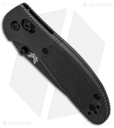 Benchmade Mini Griptilian AXIS Lock Knife Black (2.91" Black Serr) 556SBK-S30V 2 Benchmade Mini Griptilian AXIS Lock Knife Black (2.91" Black Serr) 556SBK-S30V - Image 2