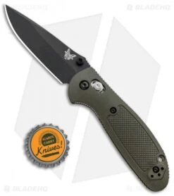 Benchmade Mini Griptilian AXIS Lock Knife Olive Drab (2.91" Black) 556BKOD-154CM -Bladehq Store Benchmade Mini Griptilian AXIS Lock Olive Drab Black 556BKOD S30V BHQ 6217 jr bottlecap
