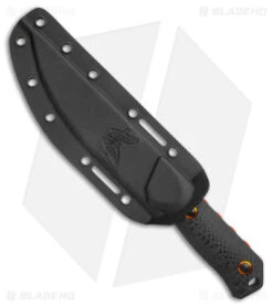 Benchmade Raghorn Hunting Fixed Blade Knife Carbon Fiber (4" Orange) 15600OR -Bladehq Store Benchmade Raghorn Hunting Fixed Blade CF Orange BHQ 137229 jr sheath 2 2