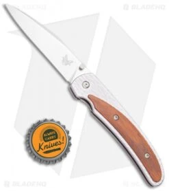 Rare Benchmade Osborne Opportunist Liner Lock Knife (2.99" Satin) 440 -Bladehq Store Benchmade Rare Osborne Opportunist LL 440 BHQ 0334 jr bottlecap