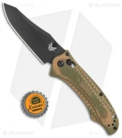 Benchmade Rift 950BK-1802 Limited Edition Knife OD/ Tan G-10 (3.67" Black) -Bladehq Store Benchmade Rift 950BK 1802 Limited Edition OD Tan G 10 BHQ 121753 jr bottlecap