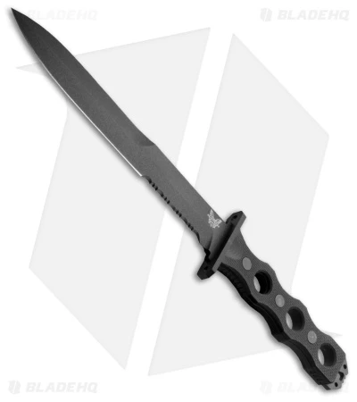 Benchmade SOCP 185SBK Fixed Blade Serrated Knife G-10 Black (11" Black Serr) 1 Benchmade SOCP 185SBK Fixed Blade Serrated Knife G-10 Black (11" Black Serr)