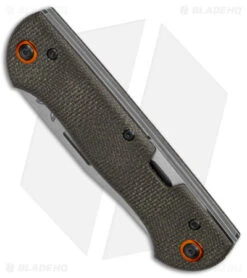 Benchmade Weekender Slip Joint Knife OD Green Micarta (3" SW) 317-1 -Bladehq Store Benchmade Weekender Folding Knife Dark Brown Micarta 3in 2in SW BHQ 137278 td spine jr