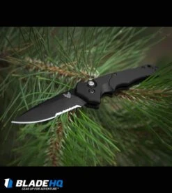 Benchmade Rukus II Automatic Knife (3.4" Black Serr) 9600SBK 10 Benchmade Rukus II Automatic Knife (3.4" Black Serr) 9600SBK -Bladehq Store Benchmade rukus ii Auto 9600SBK BHQ 74379 dl